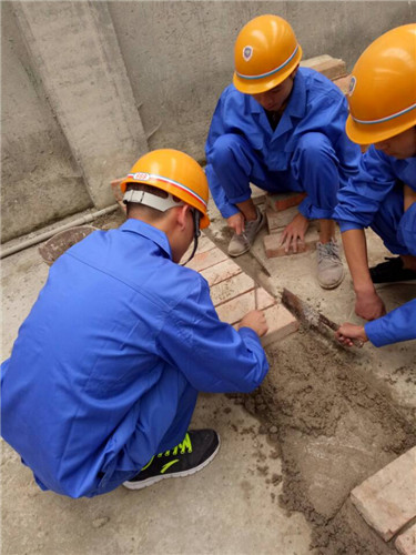 建工专业砌筑实训顺利结束