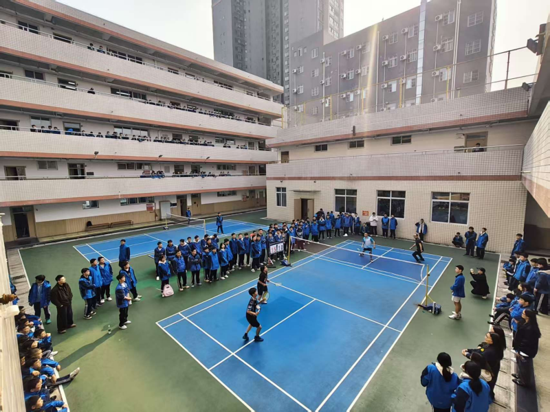 智能制造系与成都蓝宙机械有限公司成功举办羽毛球友谊赛
